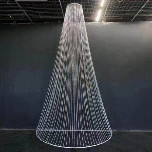 热销水晶圆锥直径30cm1.0米半圆白架小号珠地球垂4.5米半锥cone