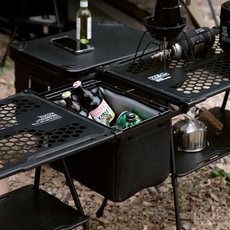 多功能户外露营冷藏桌子冰桶保温箱igt野餐冰镇饮料保冰包储水袋