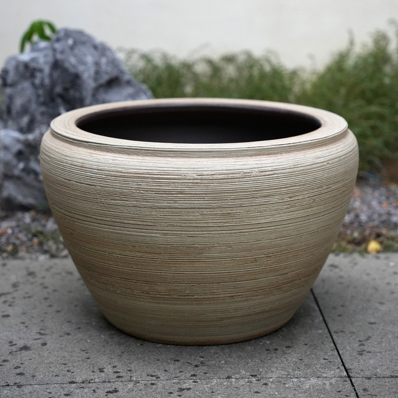 景德镇陶瓷鱼缸乌龟缸缸碗莲荷花睡莲庭院门海古法鱼缸青花大水缸