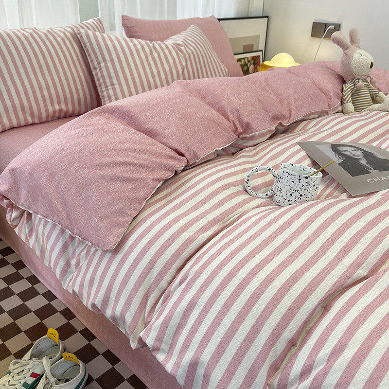 棉洗ins学生宿舍150x200x230被罩床单人夏天被套被单床品一件批发,床上用品,床品套件/四件套/多件套,淘宝优惠券,粉丝福利购,淘宝优惠卷