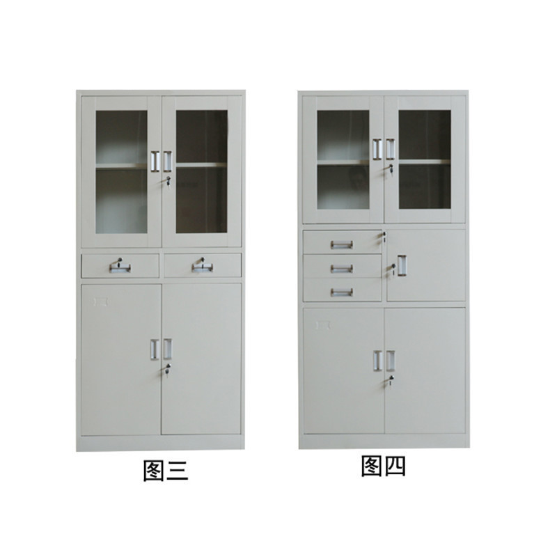 热销文件钢制更衣柜抽屉式资料档案办公储物柜铁皮档案室柜经济型