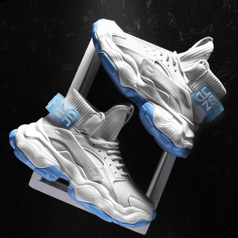 夏季男鞋厚底老爹鞋男休闲增高透气小白鞋男款百搭跑步运动鞋,流行男鞋,老爹鞋,淘宝优惠券,粉丝福利购,淘宝优惠卷