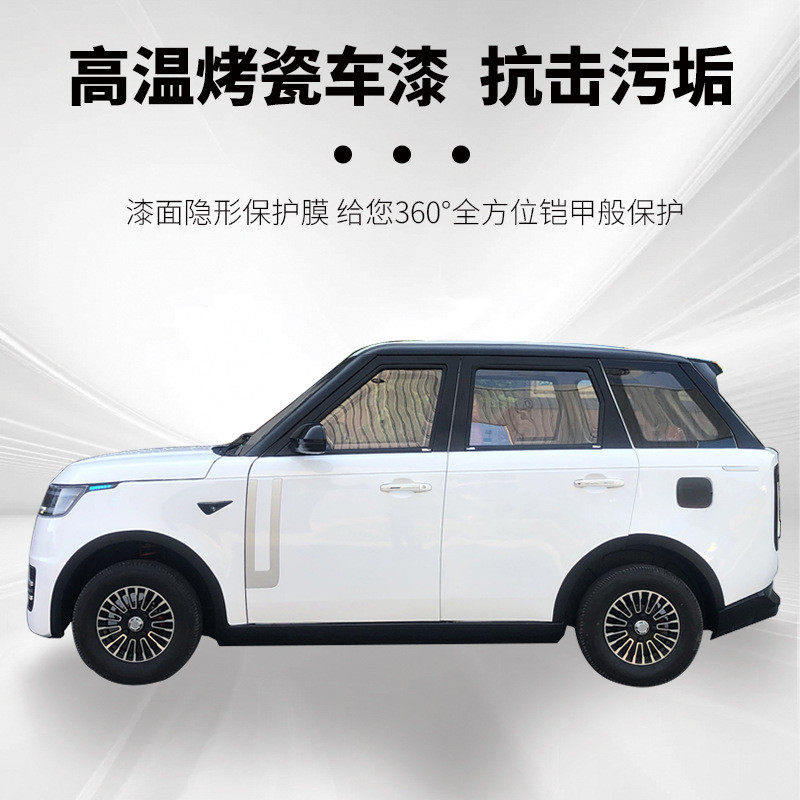 电动四轮车家用老头乐新能源女士小型汽车接送低速代步电动四轮车