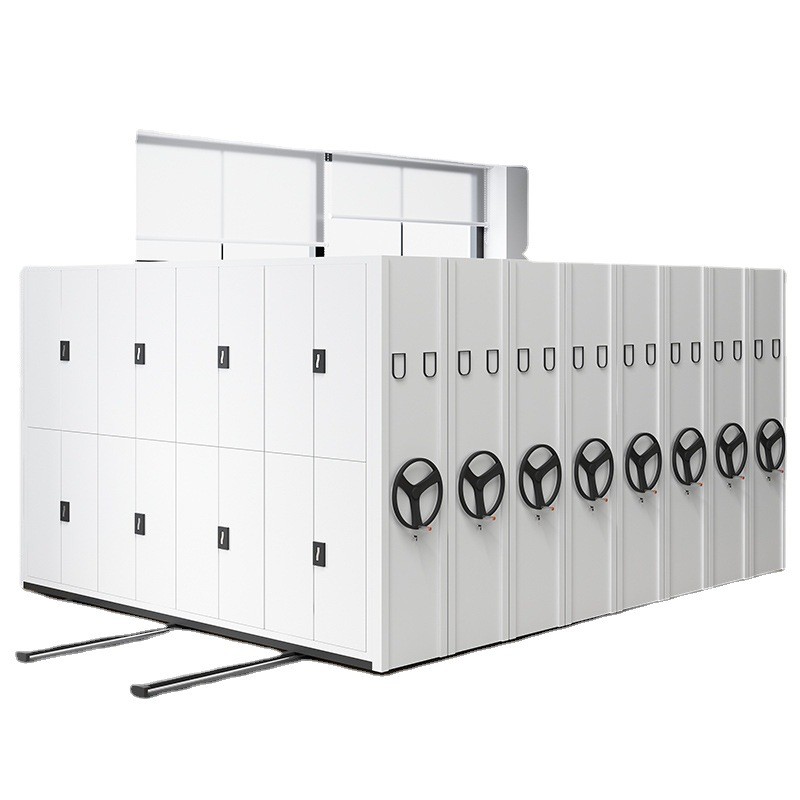 热销移动档案密集架档案柜智能办公柜轨道电动文件柜螺丝资料储物