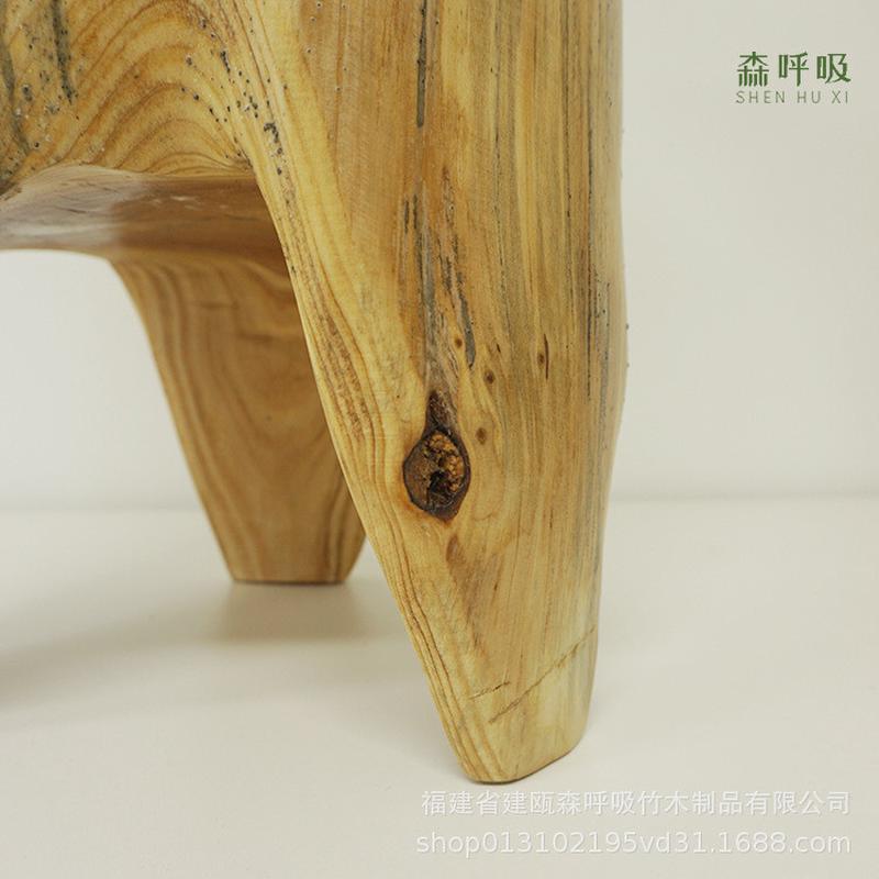 杉木落地花器绿植栽种花盆民宿客厅餐厅样板间大号日式摆件风森系