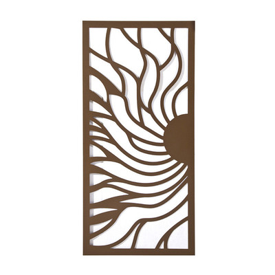 铝合金铝窗花中式仿木纹古缕空雕花焊接异形铝窗花中式铝花格格栅