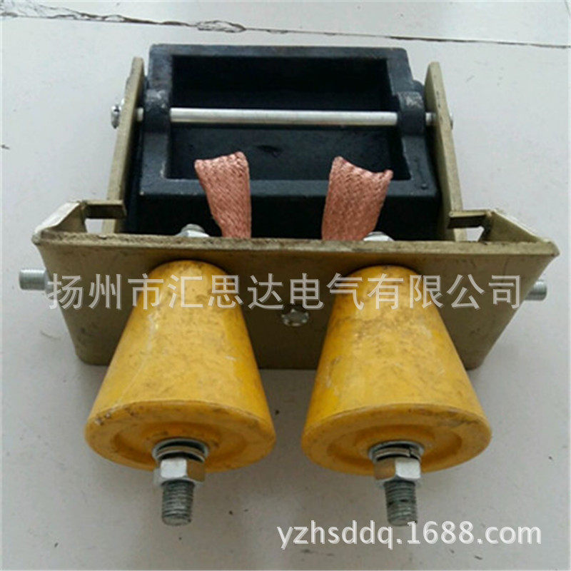 角钢滑线集电器轻轨滑线集电砣D-A滑线滑块耐磨滑块托板