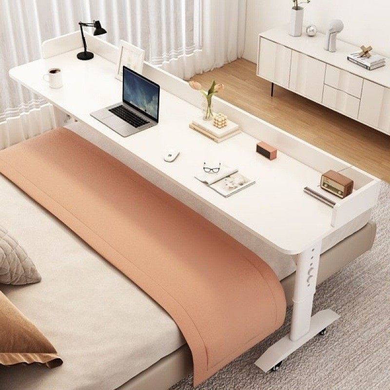 床边桌可移动升降桌床上电脑台式懒人学习桌靠墙长条书桌跨床窄桌,电子/电工,接线端子,淘宝优惠券,粉丝福利购,淘宝优惠卷