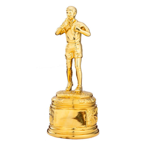 体育赛事裁判员树脂奖杯电镀金哨子口哨奖足球纪念品球迷用品