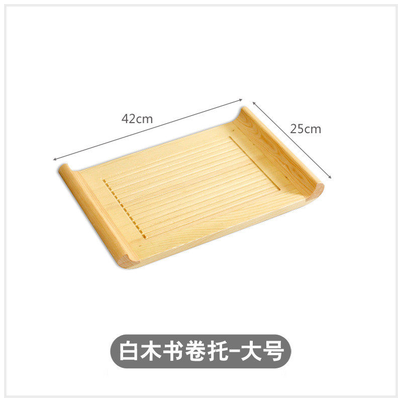 促销寿司盛台白木寿司台刺身料理盛器木托盘茶盘板书卷寿司水果盘