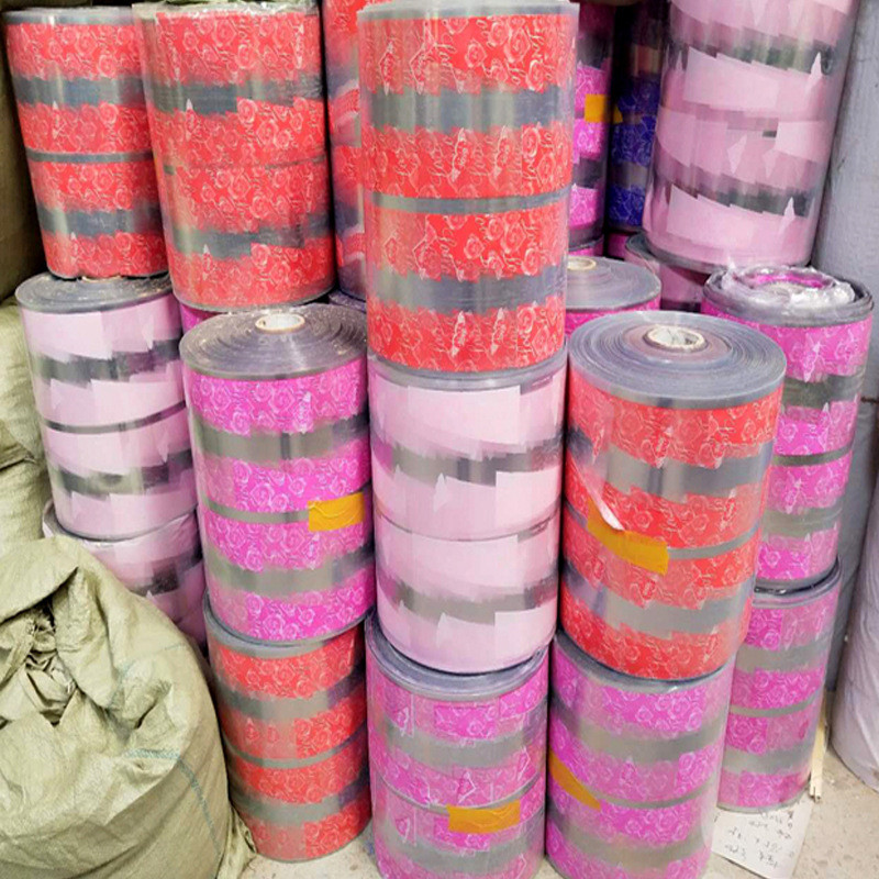 香皂花PVC玫瑰卷片单支康乃馨透明OPP材料大量现货一个包一万片