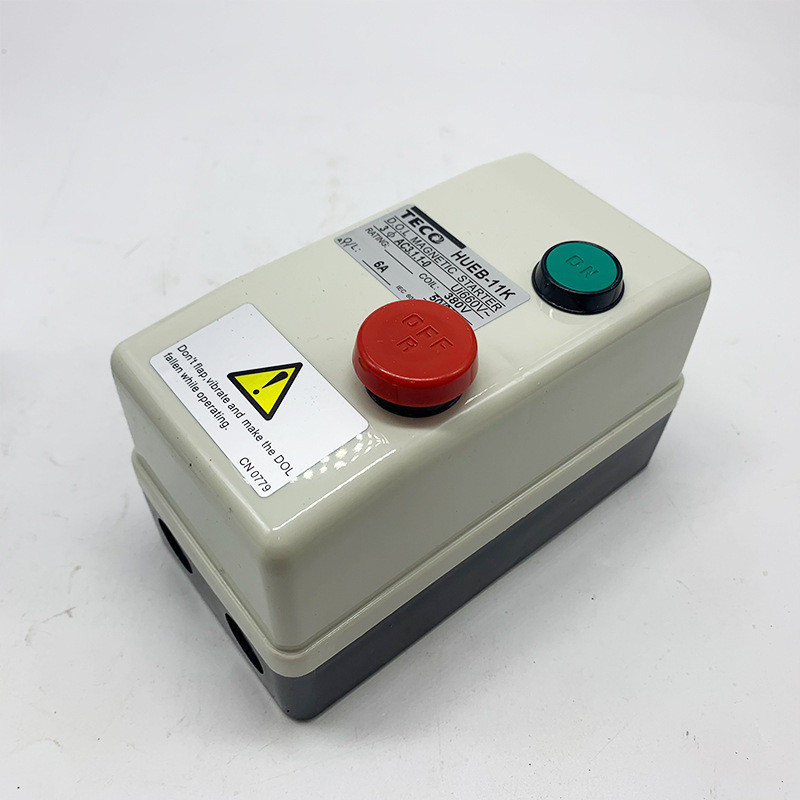 电镀过滤机磁力启动器380v电机马达启动开关交流电磁开关按钮盒