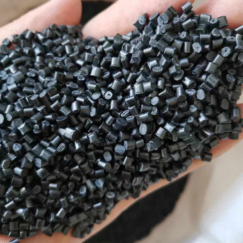 热销黑色hips再生回料电器外壳注塑耐高温耐冲击高韧性hips塑料颗