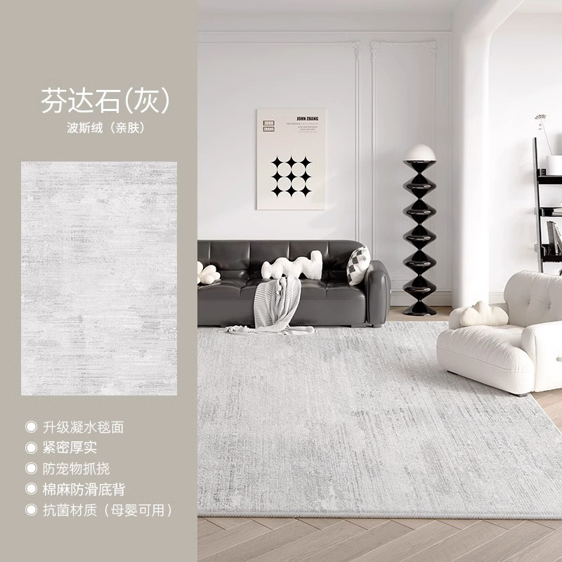 免洗地毯客厅可擦2024新款轻奢高级现代简约家用沙发茶几卧室地垫