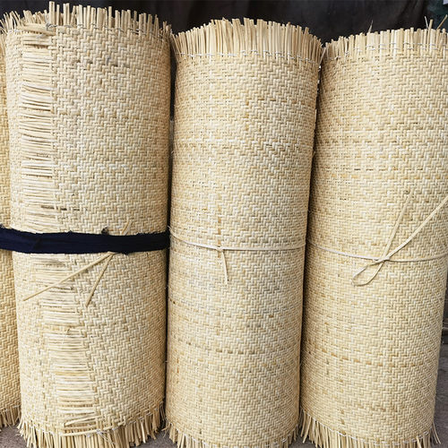 热销批发上白真藤人字席条家具网状藤编笪藤椅材料床席机织透气舒