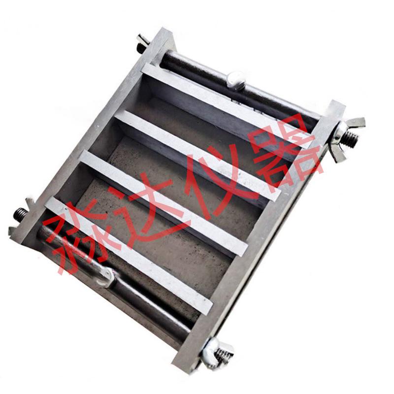 热销30*30*120mm砂浆体浇筑抗试模具三联金属铸铁试模砂浆抗折折