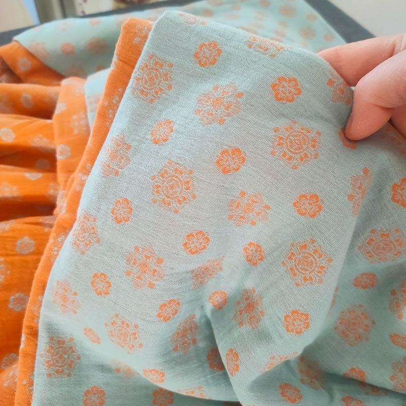 超软！全棉提花双层纱床单单件轻盈蓬松可裸睡双面色纱布单个被套,床上用品,床单,淘宝优惠券,粉丝福利购,淘宝优惠卷