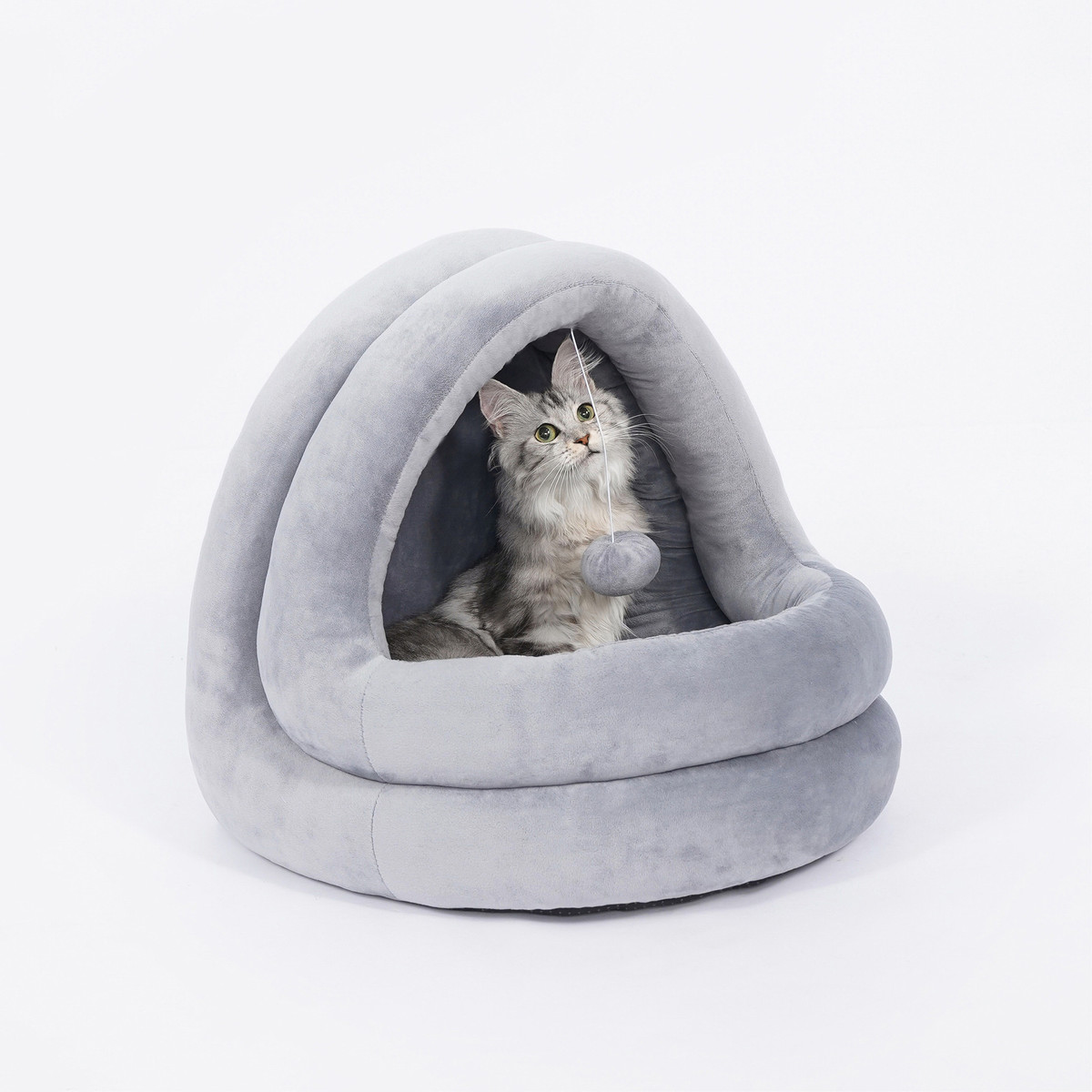 可爱蒙古包猫窝半封闭式猫窝冬季宠物用品宠物窝小型可拆洗