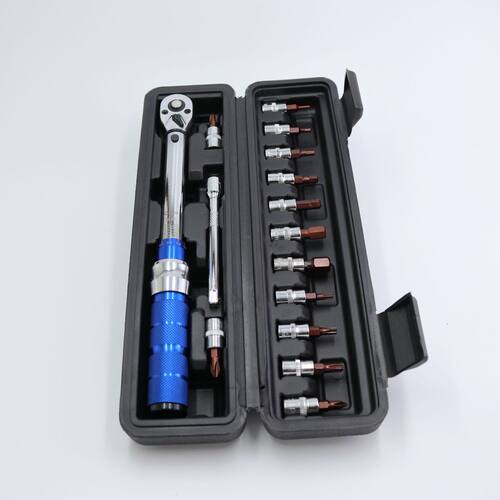 自行车扭矩扳手1/4 2-24.m可调扭力扳手 预置力矩扳手