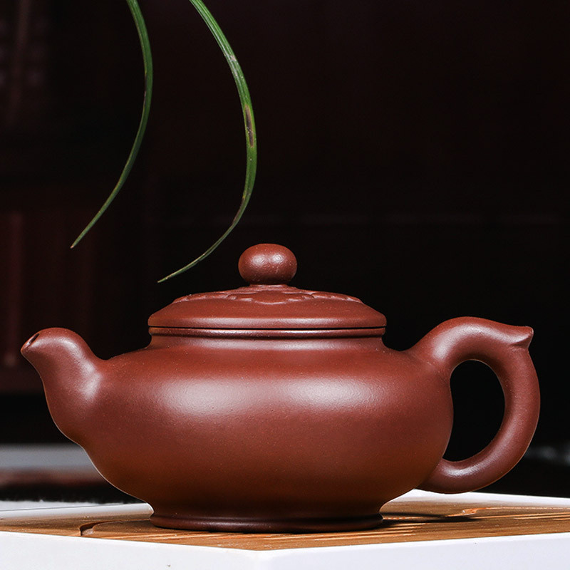 宜兴紫砂壶泡茶壶大容量单壶茶具精品手工名家正宗紫泥如意壶