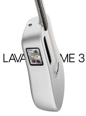 拿火吉他LAVAME3碳纤维民谣吉他初学者智能入门男女旅行36/38寸