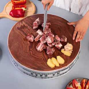 热销商用花梨木菜加固大菜板圆形墩加厚剁肉剁骨头木墩砧板切菜板