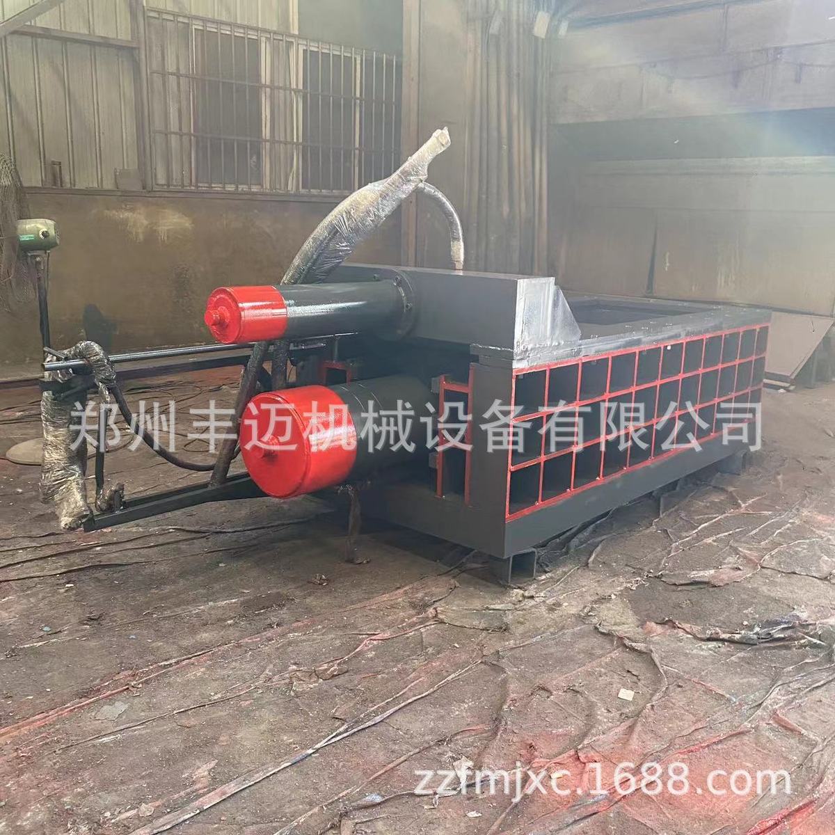 热销废铁铝合金打捆机不锈钢钢丝压块机250吨废旧金属边丝打包机