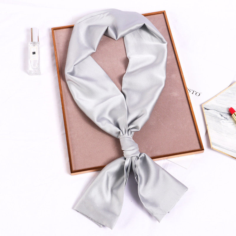 纯色聚会窄小长巾丝巾韩版装饰百搭职业领巾年会细绸缎纱巾薄新款,服饰配件/皮带/帽子/围巾,围巾/丝巾/披肩,淘宝优惠券,粉丝福利购,淘宝优惠卷