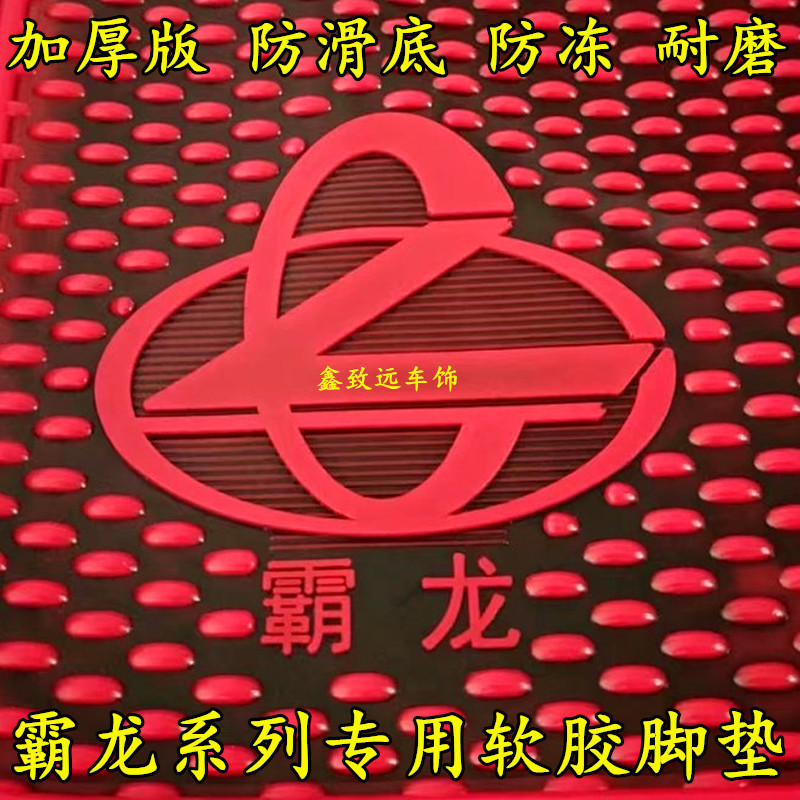 东风柳汽乘龙H5 H7 T5 M5M7 M3 609霸龙507M43专用软胶加厚脚踏垫