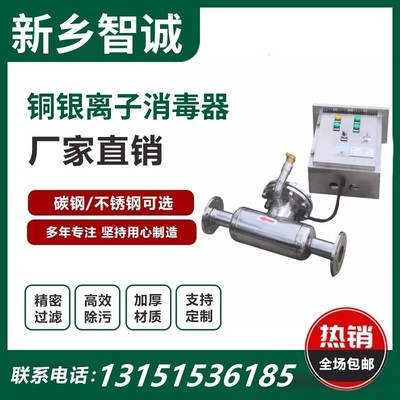 铜银离子消毒器泳池生活热水系统空气能水消毒杀菌设备银离子电极