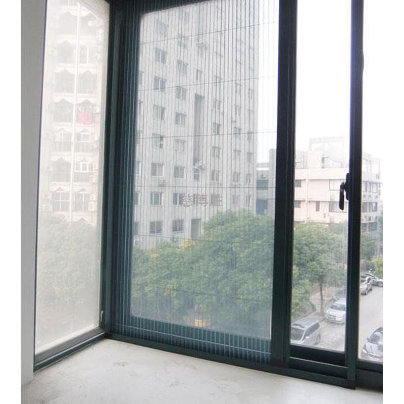 Z秶3铝合金纱窗防蚊纱窗折叠纱窗推拉纱窗伸缩纱窗凉皮柜纱窗包邮