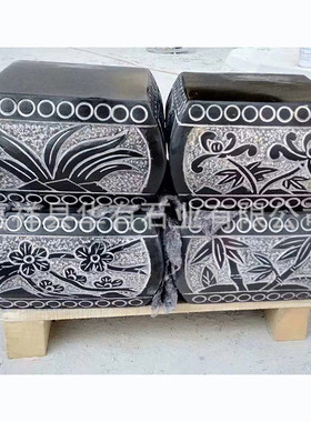 热销青石柱墩古建木柱底座柱顶石石雕柱基石柱脚石厂家柱子墩