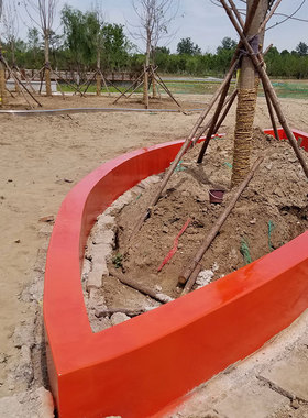 热销工厂大型广场园林移动树池户外景观大型异形商场美陈玻璃钢座