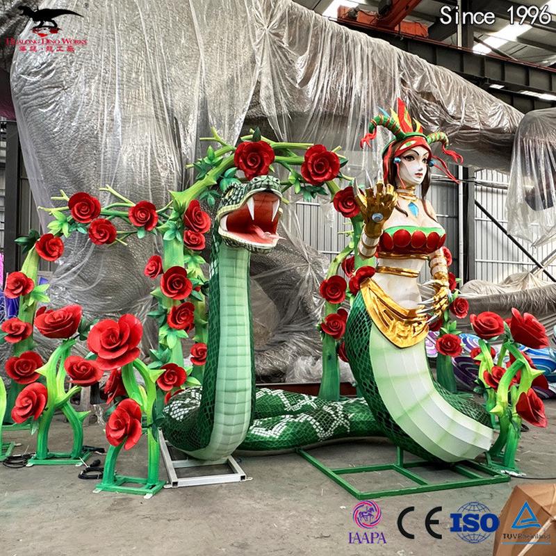 热销自贡仿真灯城源头生产厂家可设计制作彩灯花灯南国恐龙动物