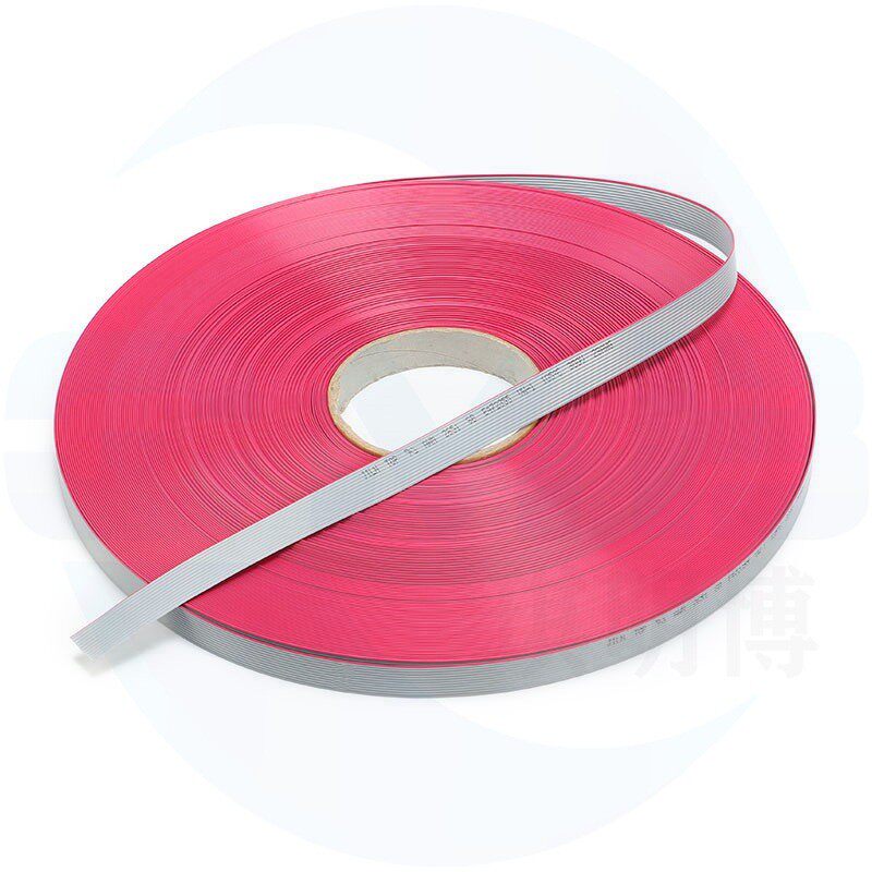 16p扁排线厂家直销7/0.127ph1.27红边灰排线电脑电视显示屏排线