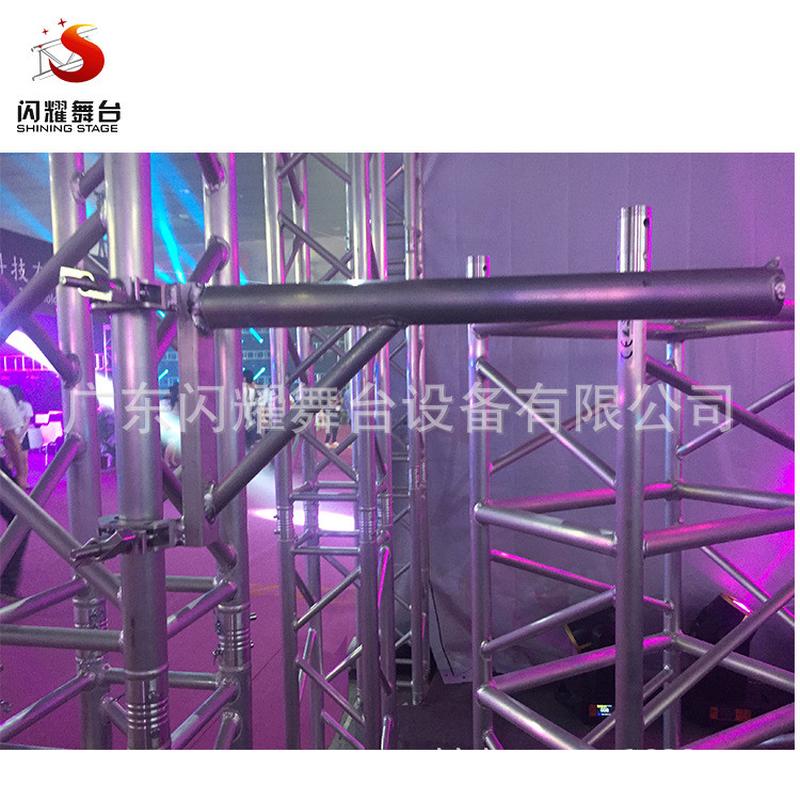 热销铝合金桁架鹰爪自带扣件单双灯架挂灯支架横挂灯钩