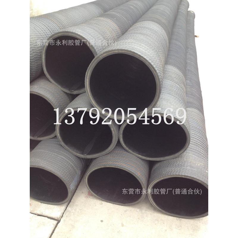 12寸黑色钢丝橡胶橡胶管排胶管300mm吸水排泥抽沙专用吸