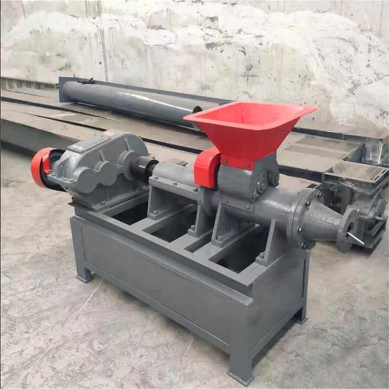 热销六棱空心煤棒机冲压式碳粉煤棒挤出机螺旋褐煤原煤制机棒