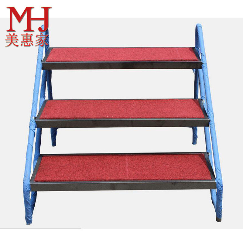 佛山厂家直销酒店移动加高金属折叠活动舞台升降宴会跳舞台阶梯