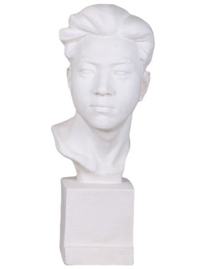 勃兰特美术石膏人物头像男青年素描石膏像中国青年静物写生美术室