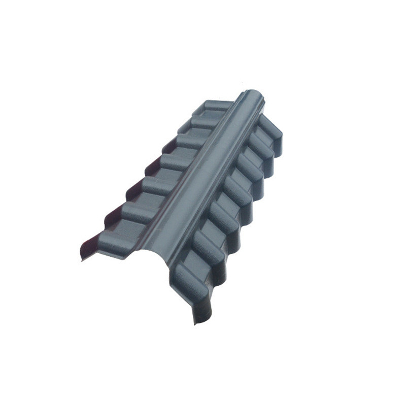 厂家批发树脂瓦墙头脊瓦仿古塑料青瓦仿真瓦一体围墙合成瓦彩钢瓦