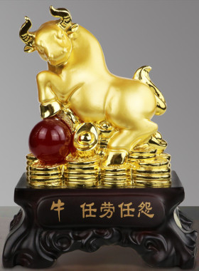 热销雅信工艺品十二生肖金色龙兔虎狗工厂猪牛蛇鸡马猴鼠摆件羊批