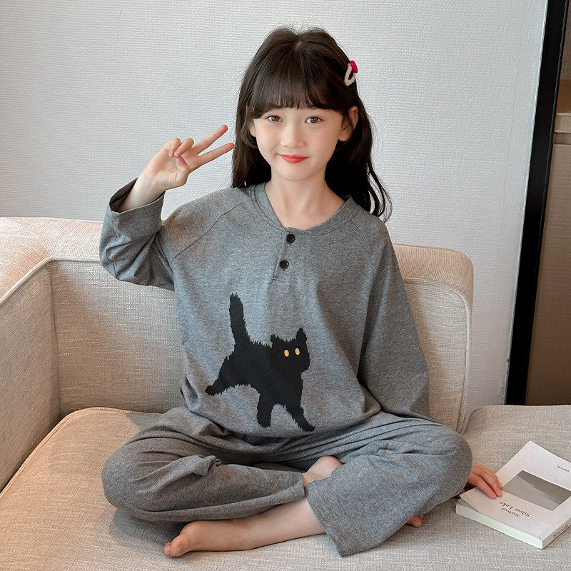 儿童睡衣春秋长袖纯棉卡通公主薄款家居服休闲可爱时尚空调服,童装/婴儿装/亲子装,家居服套装,淘宝优惠券,粉丝福利购,淘宝优惠卷