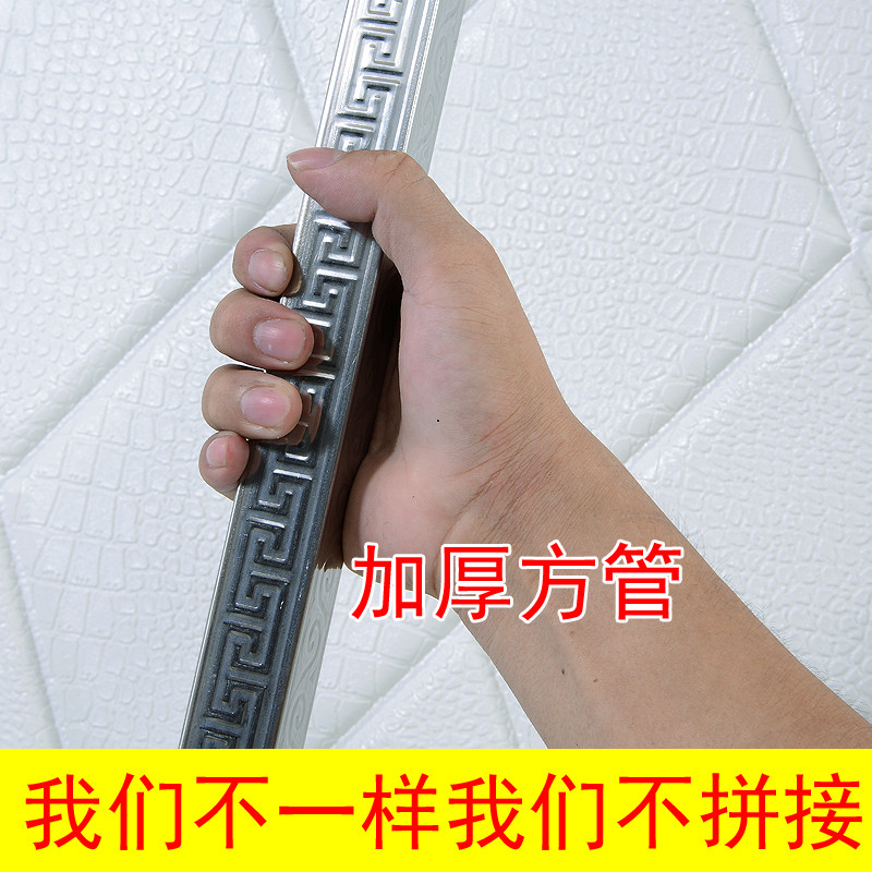 爆款方管不拼接直管四柱蚊帐宫廷落地1.5米1.8m2蚊帐支架加厚加粗