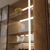 发光led方形装 热销试衣间镜子带灯装 饰镜衣帽间家用挂墙式 饰智能