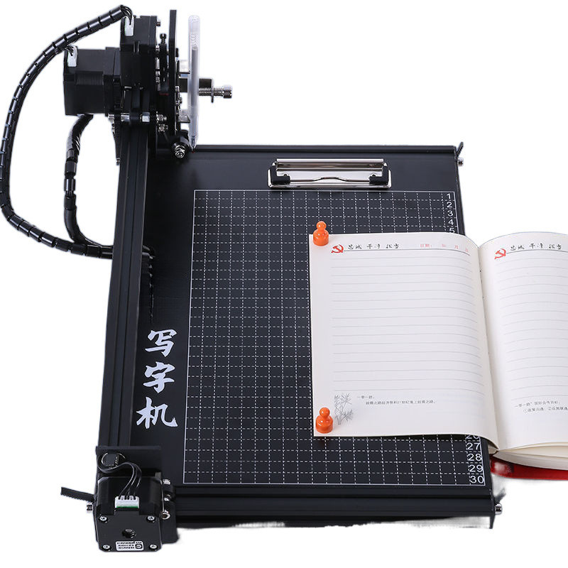 热销全自动智能仿写字机器人手写教案笔记写字机抄书写表格打印机