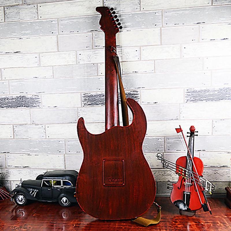 复古铁艺吉他软装酒吧网咖壁挂式墙面装饰品家居模型摄影道具批发