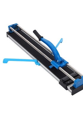 现货蓝色墙砖瓷砖手动切割机全铝底板全钢实心导轨手推式推刀批发