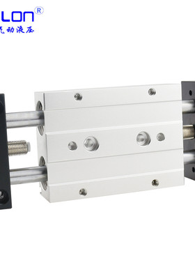 热销yolon滑台气缸双活塞杆stmb25/smts25非磁客标准附亚德气缸