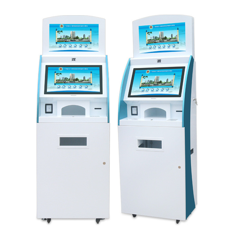 锐景触控19/22寸立式触摸一体机查询一体机排队机终端自助查询机